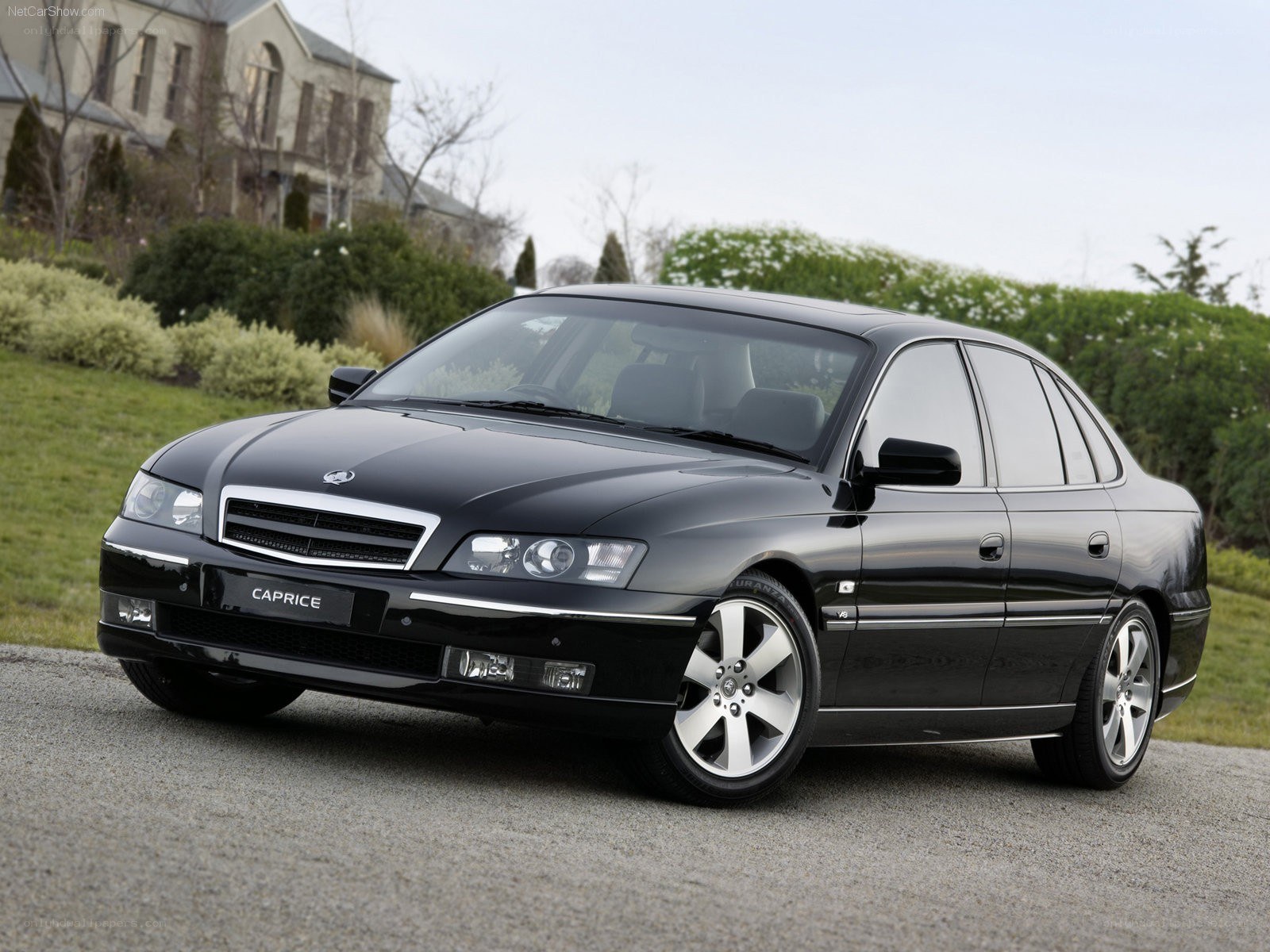 Black Holden Caprice sedan