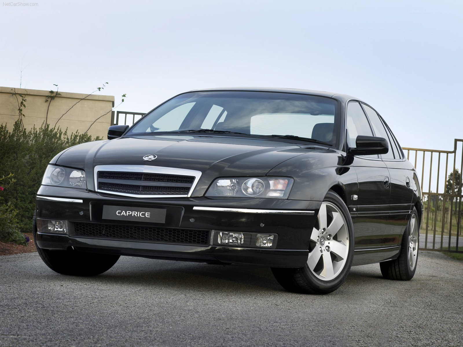 Black Holden Caprice sedan