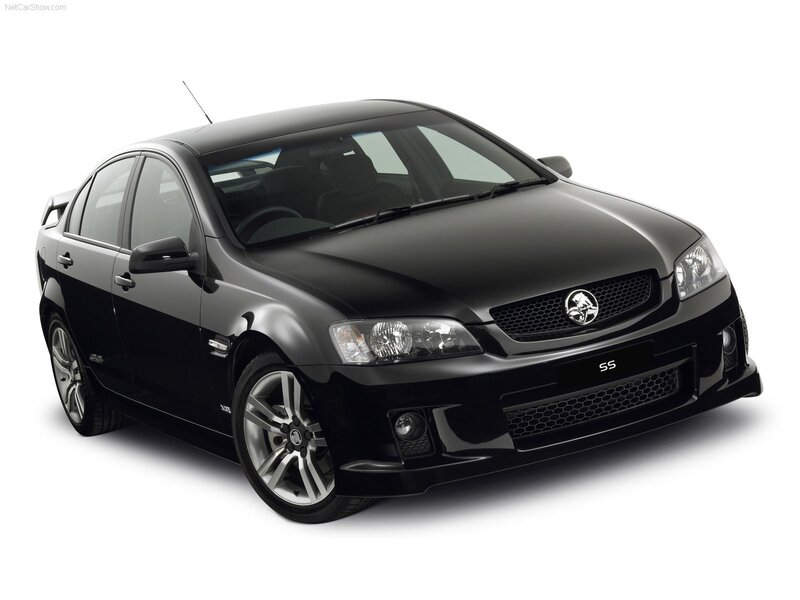 black Holden Commodore SS