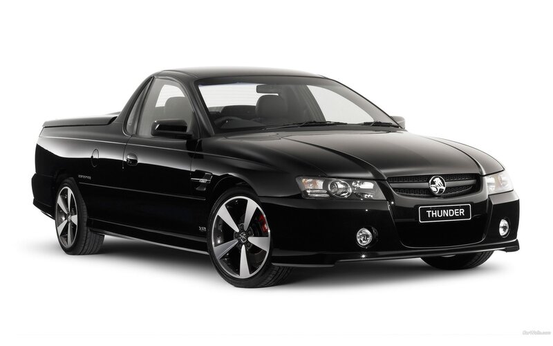 black holden thunder pickup
