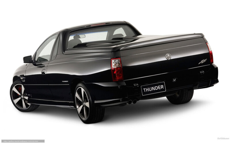 Black Holden Thunder utility