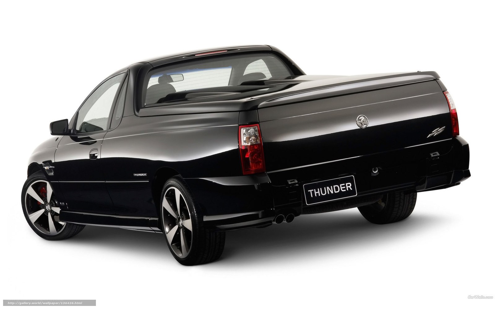 Black Holden Thunder utility