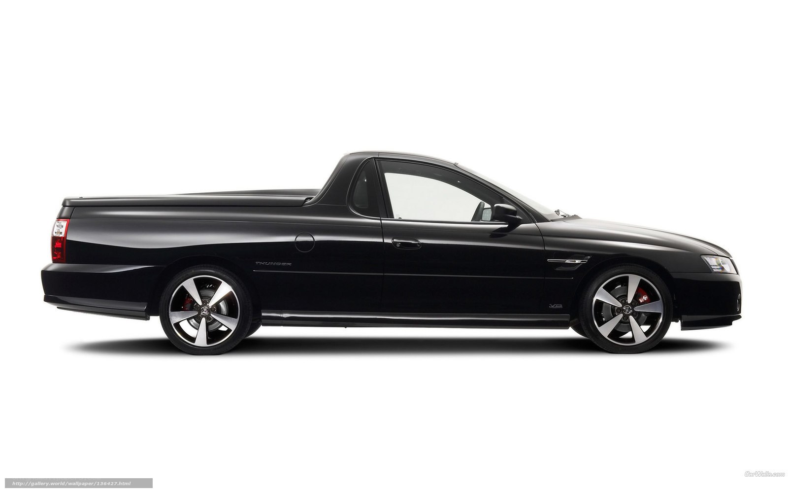 black Holden utility truck