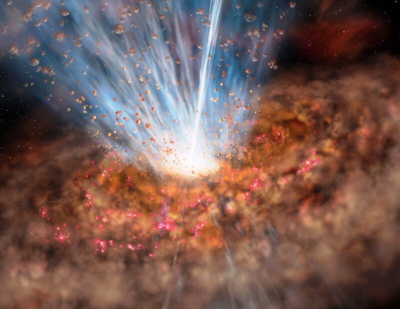Black Hole Accretion Disk — Blue