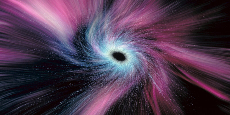 Black Hole Accretion Disk — Purple