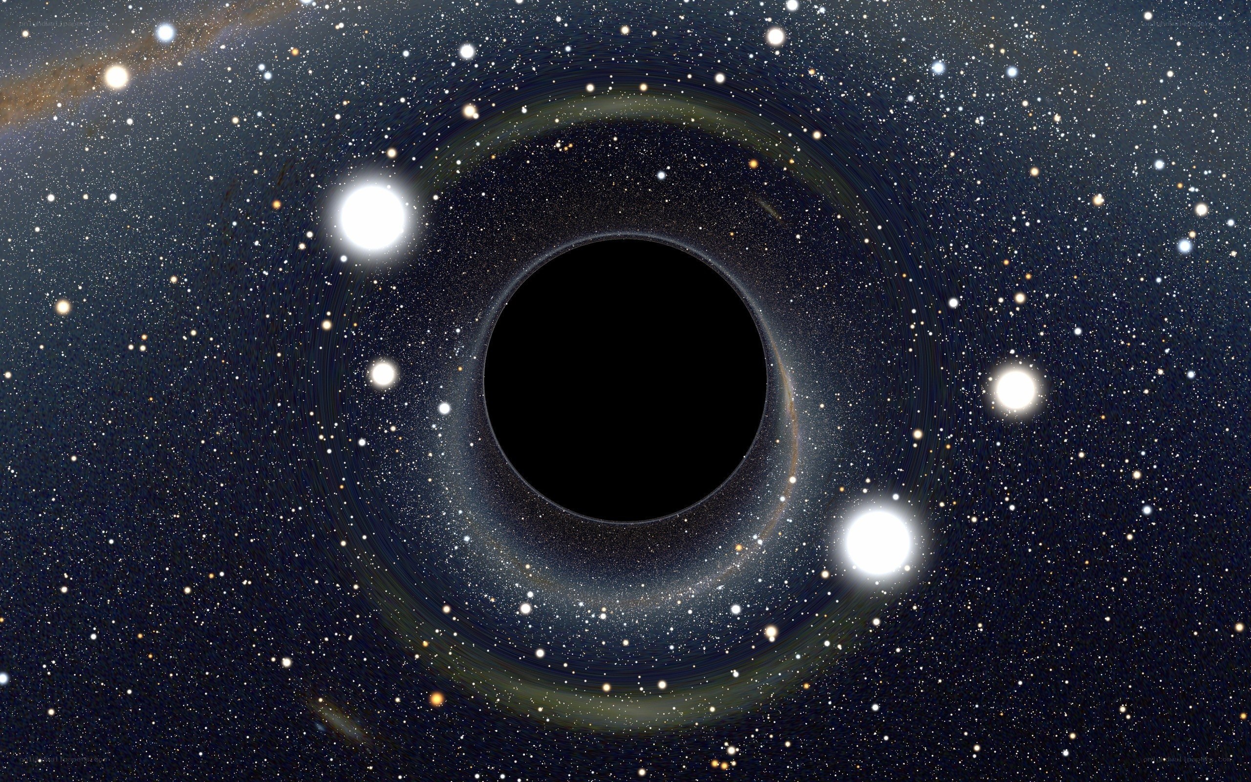 Black hole in space