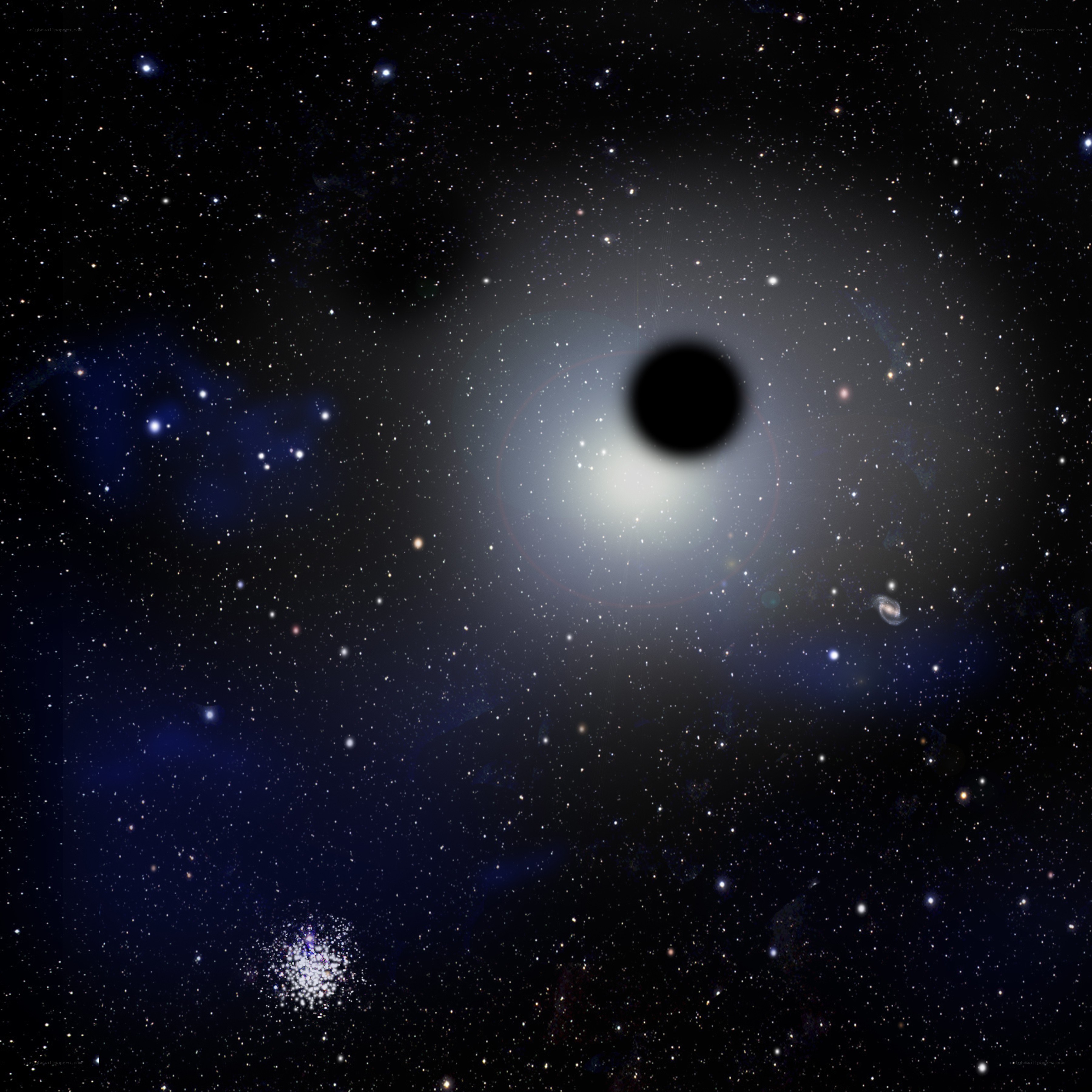 Black hole in space