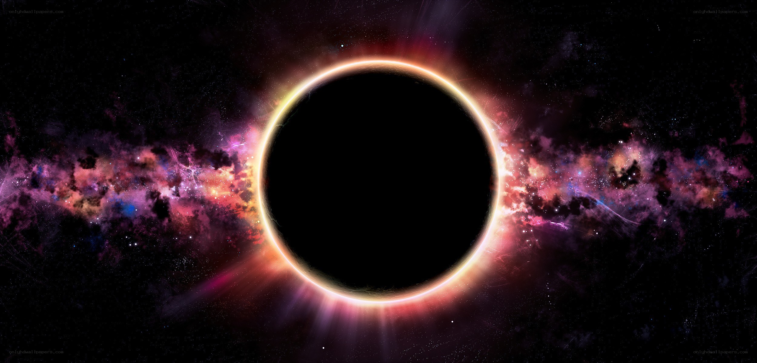 Black hole in space