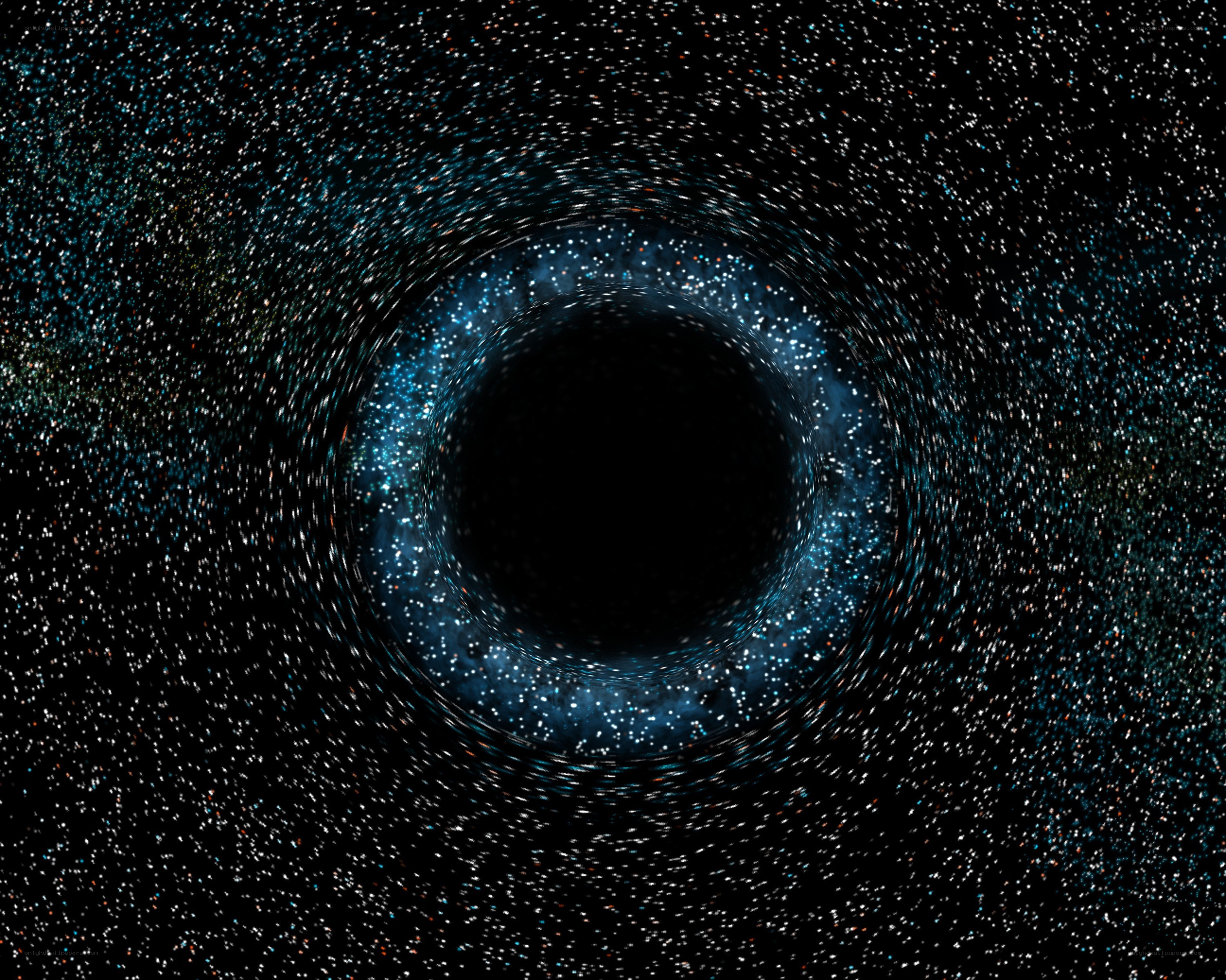 Black hole in space