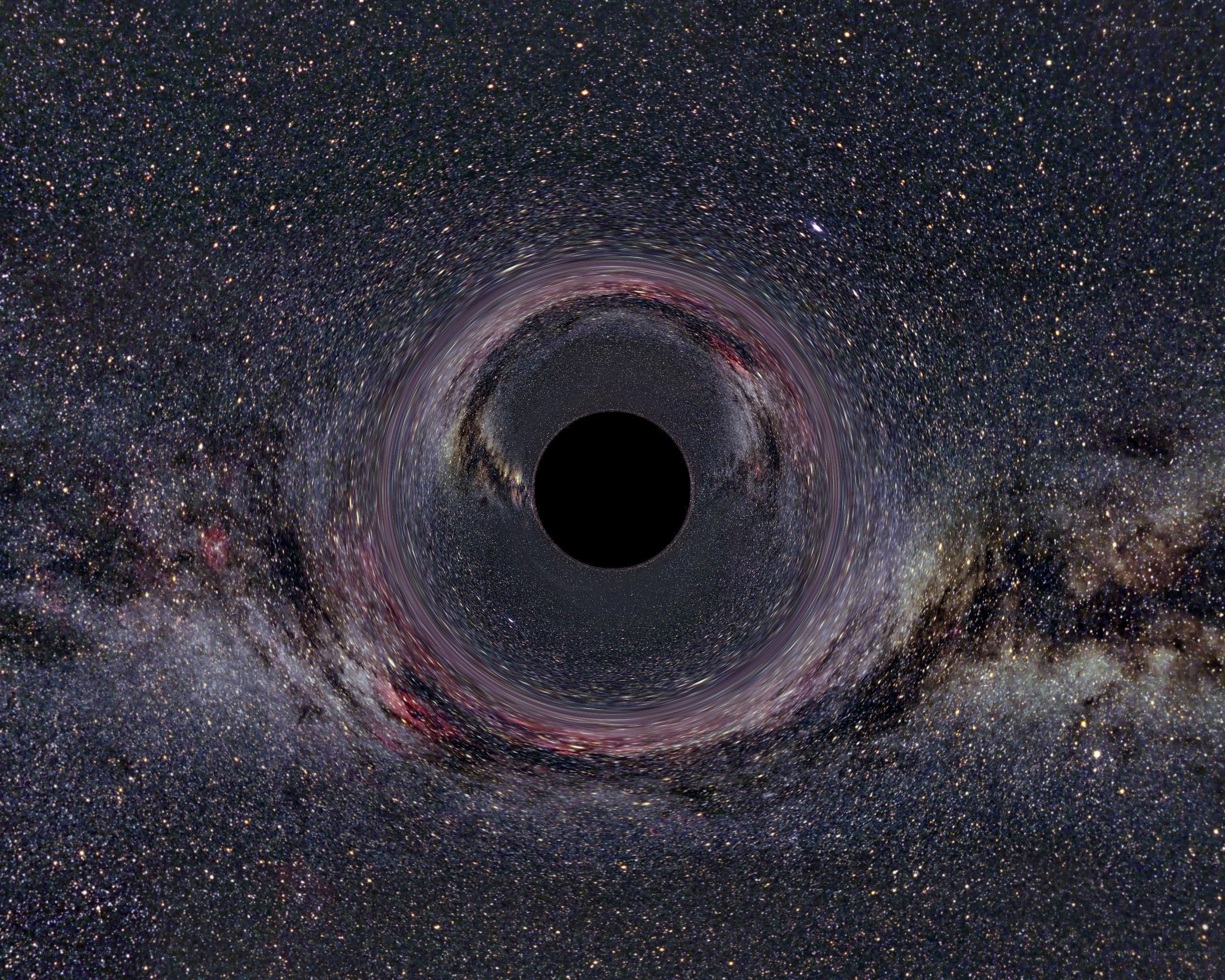 Black hole in space