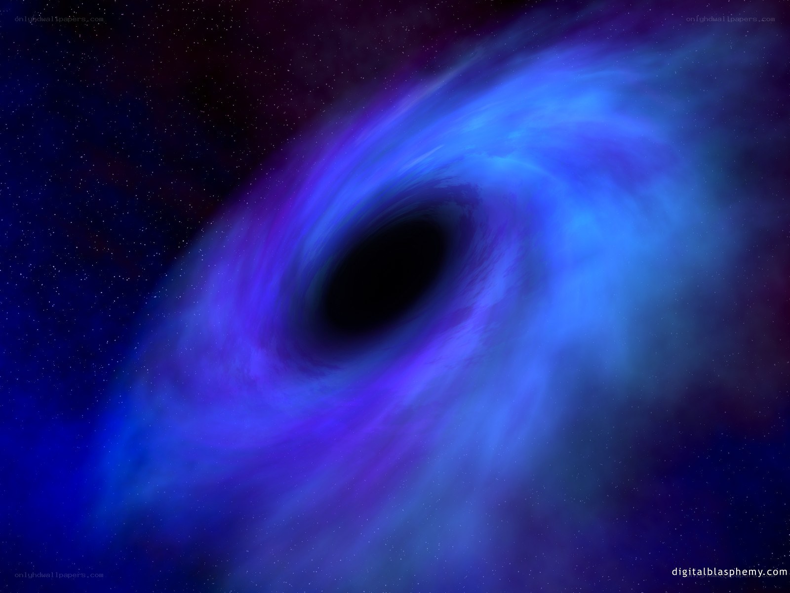 Black hole in space