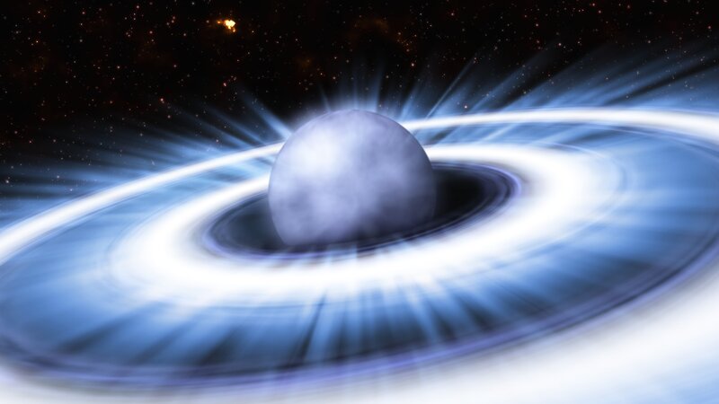 black hole with accretion disk