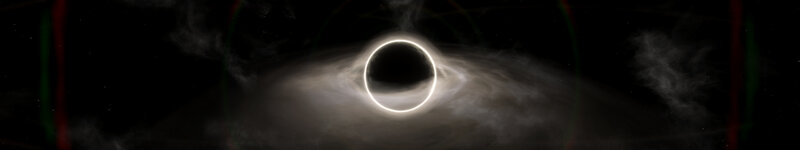Black Hole with Accretion Disk — Dramatic, Digital Art