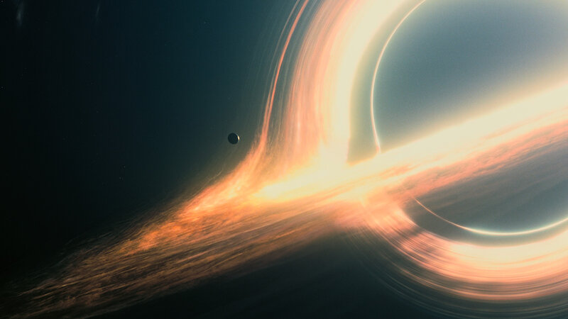 Black Hole with Accretion Disk — Orange