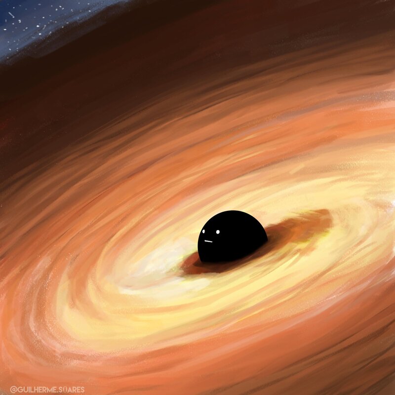 Black Hole with Face