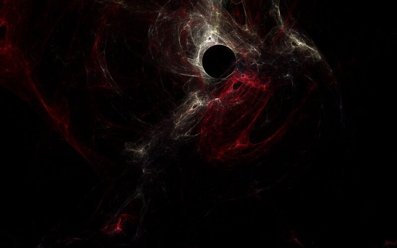 Black Hole with Nebula