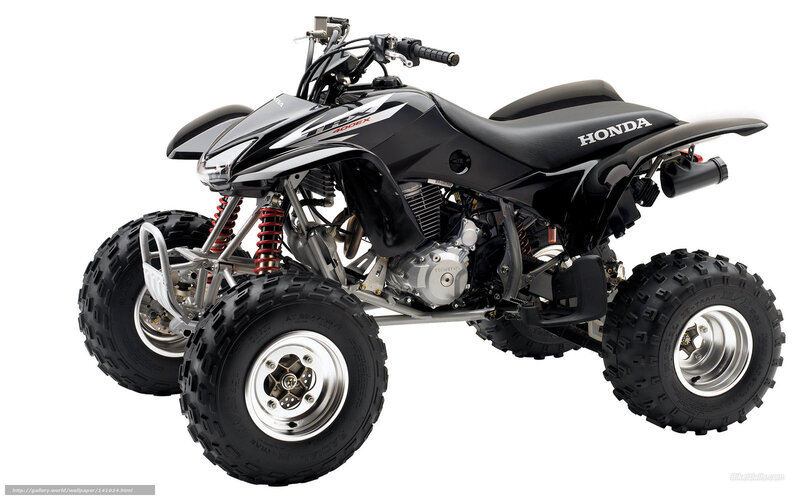 Black Honda 400EX ATV