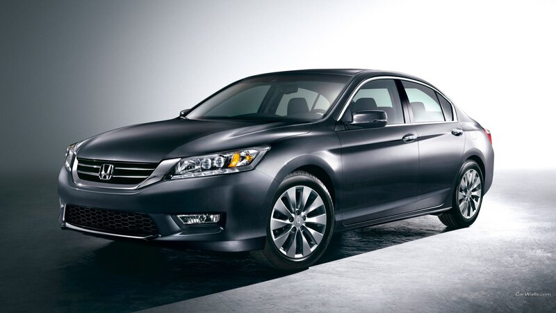 Black Honda Accord Sedan — Gray, Dramatic