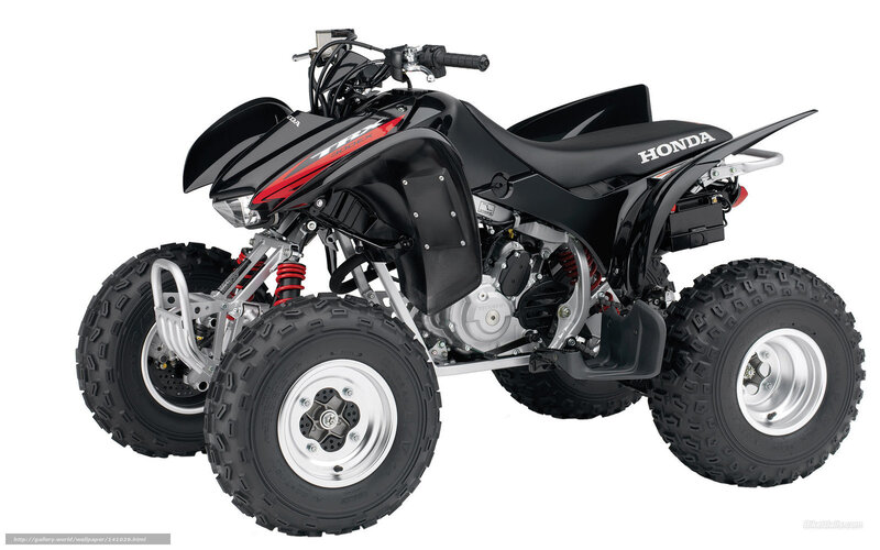 Black Honda ATV — Neutral