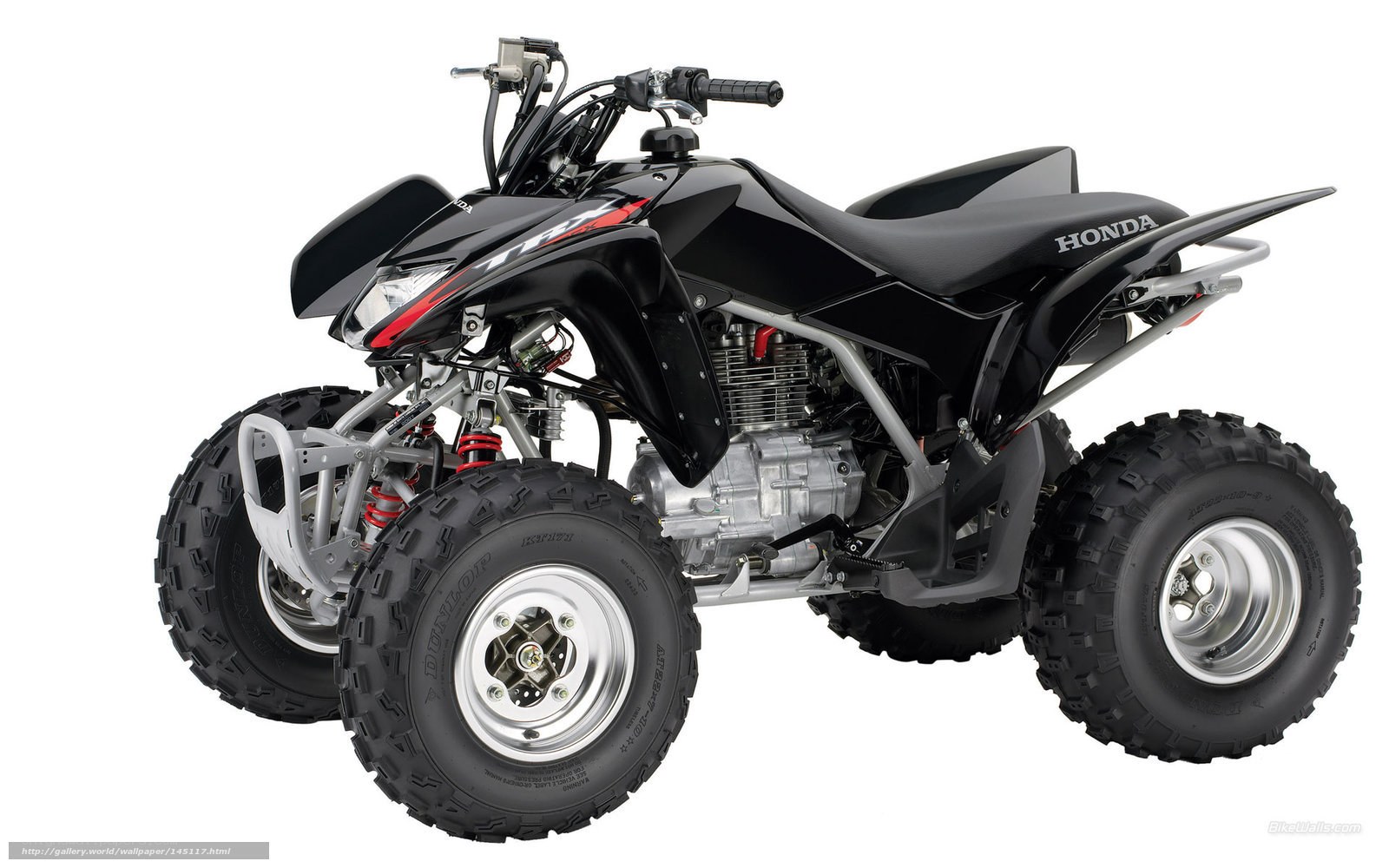 Black Honda ATV quad