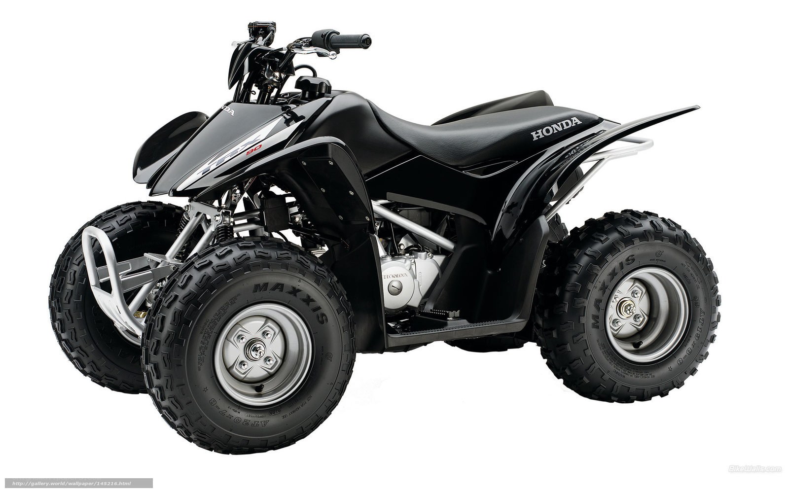 Black Honda ATV quad