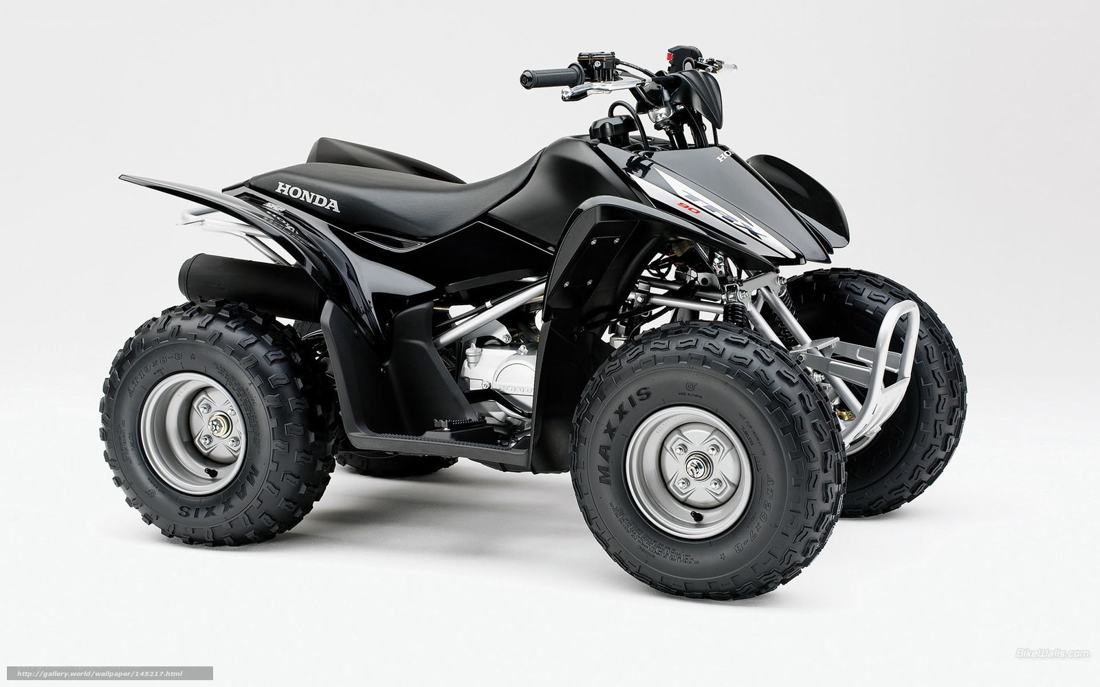 Black Honda ATV quad