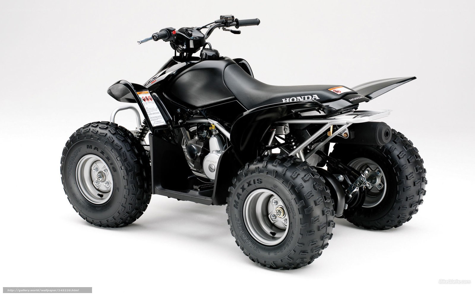 Black Honda ATV quad