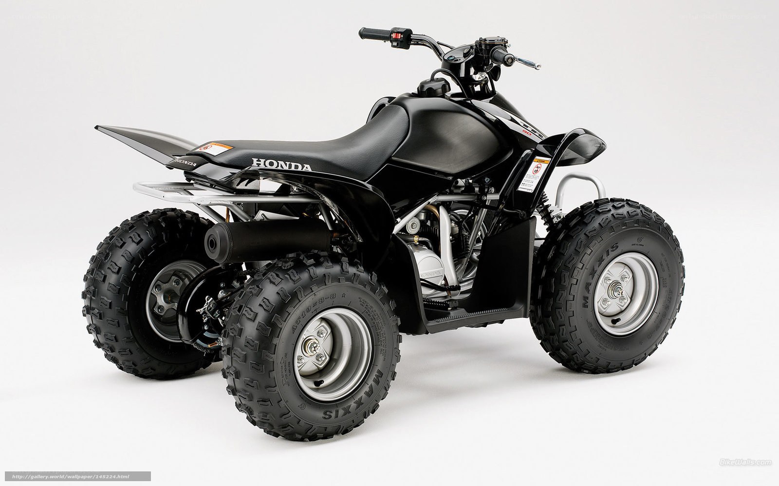 Black Honda ATV quad