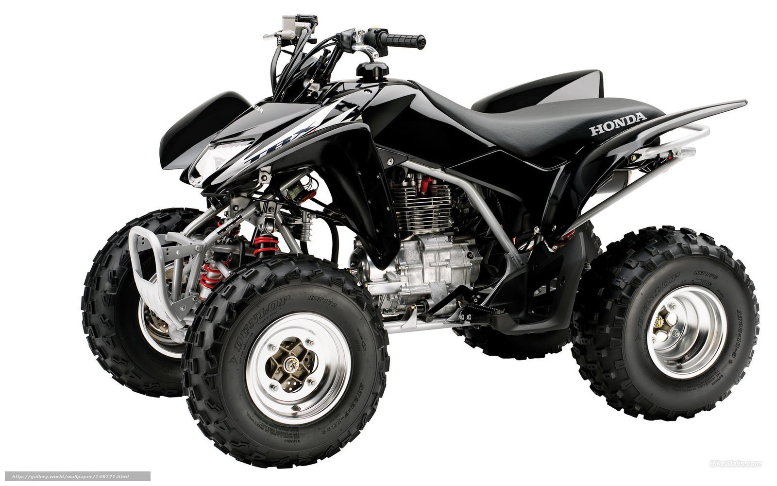 Black Honda ATV quad