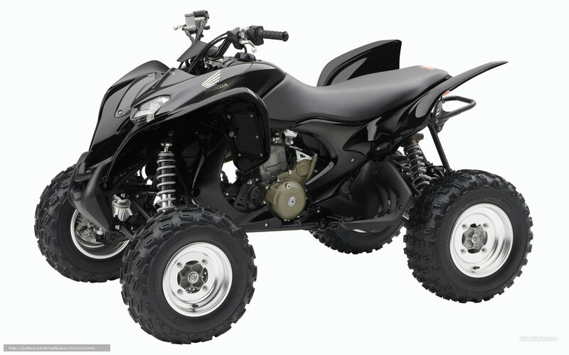 Black Honda ATV quad