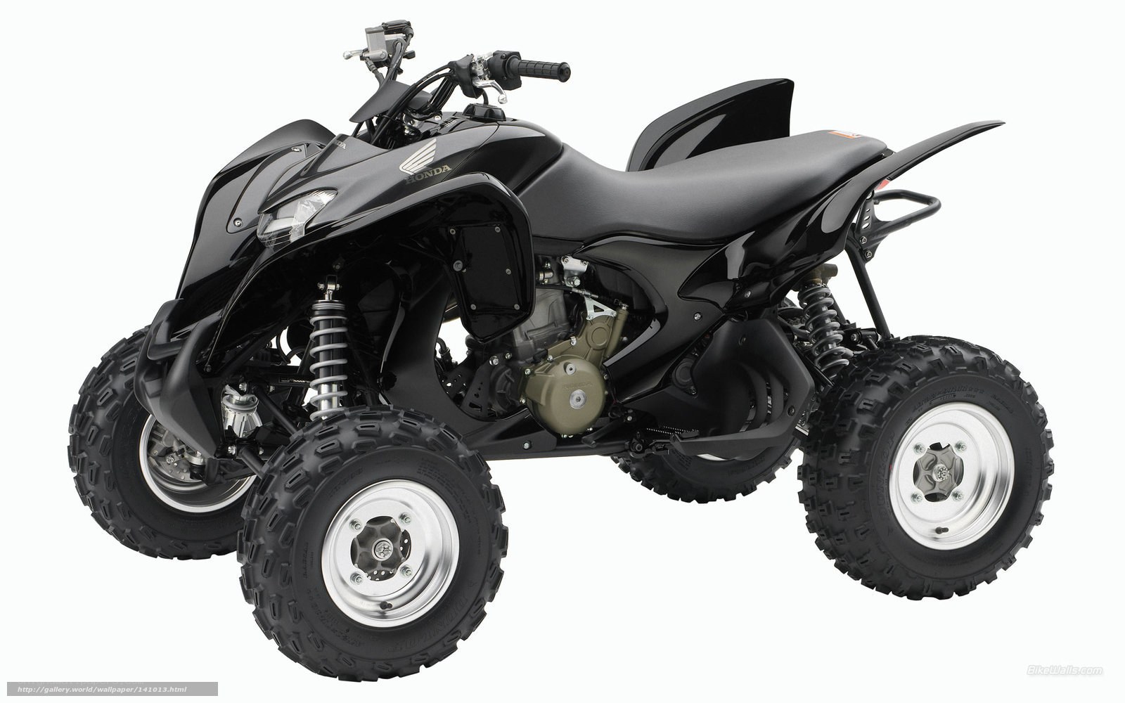 Black Honda ATV quad