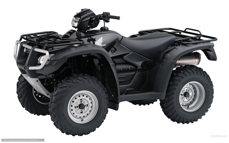 Black Honda ATV