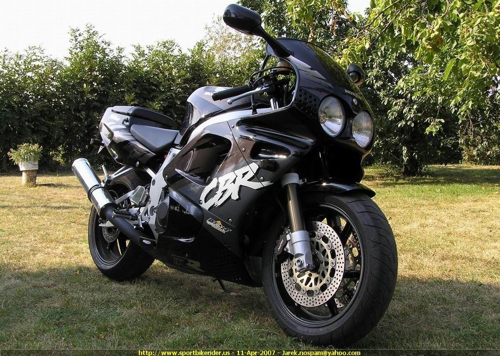 Black Honda CBR motorcycle