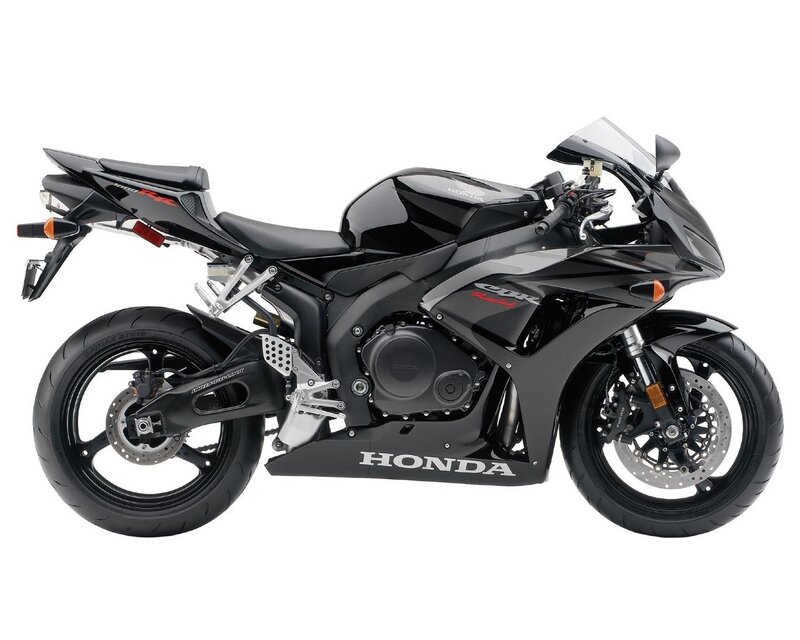 Black Honda CBR motorcycle