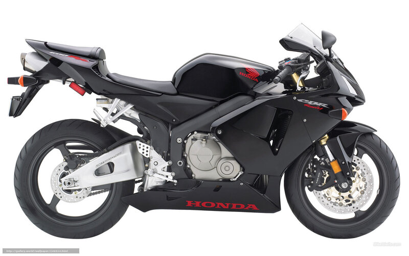 Black Honda CBR Motorcycle — Neutral