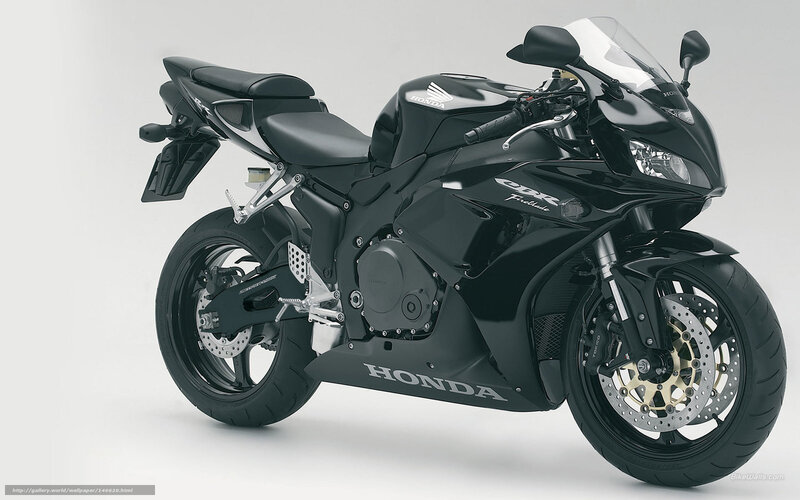 Black Honda CBR motorcycle