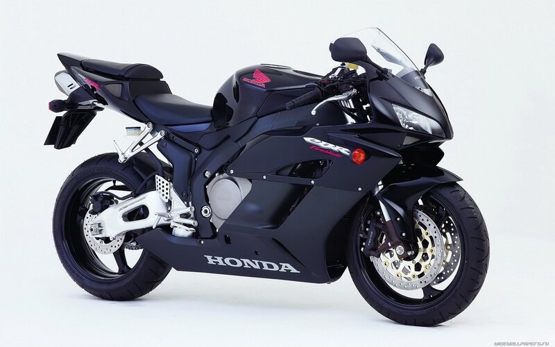 Black Honda CBR sportbike