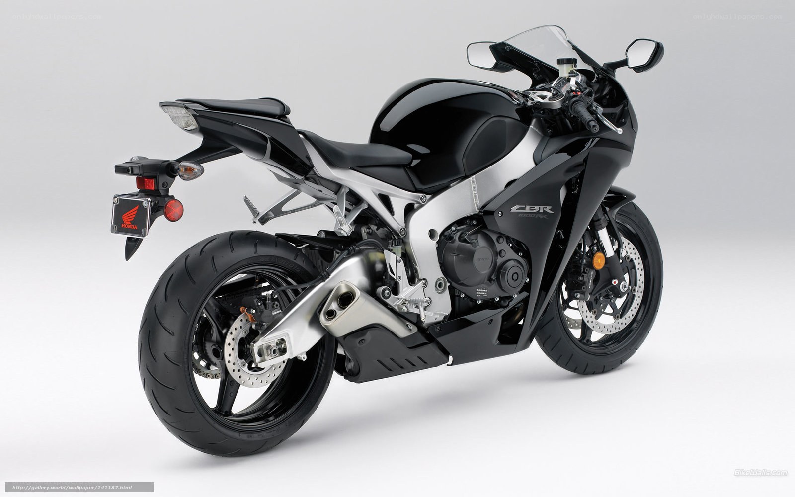 Black Honda CBR1000RR motorcycle