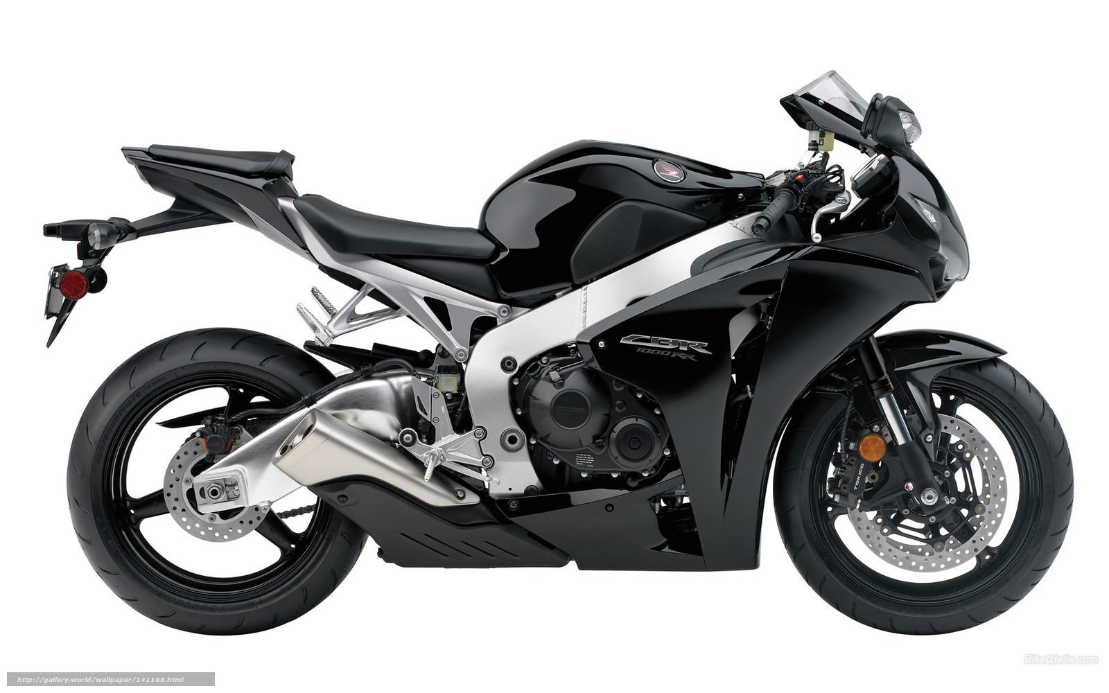 Black Honda CBR1000RR motorcycle
