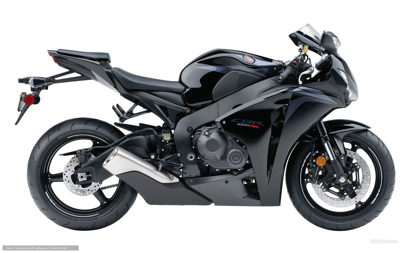 Black Honda CBR1000RR motorcycle