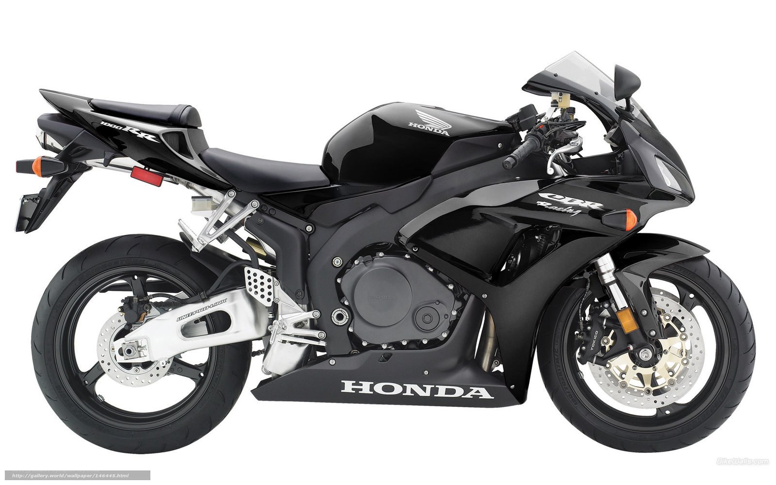 Black Honda CBR1000RR motorcycle