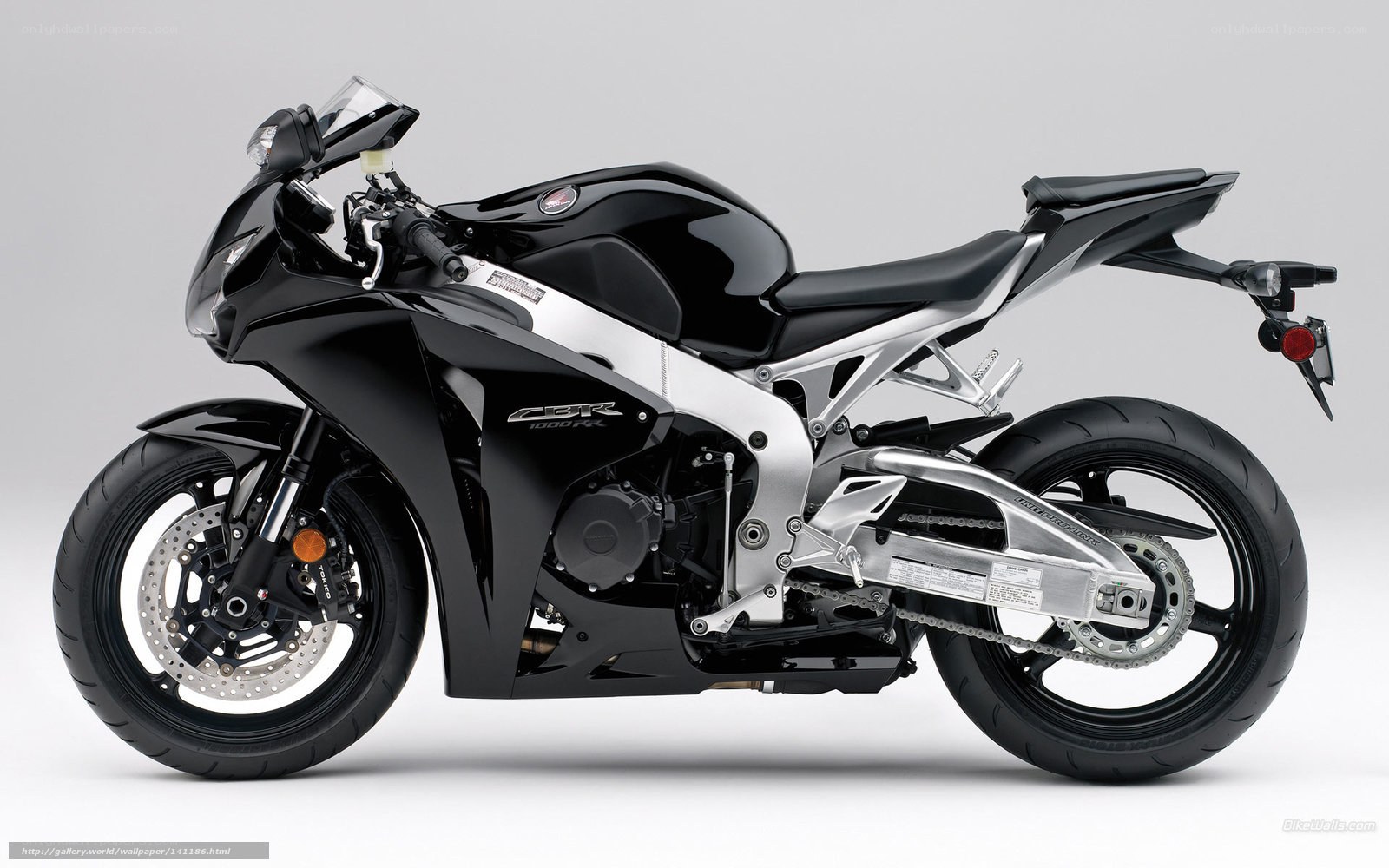 Black Honda CBR1000RR motorcycle