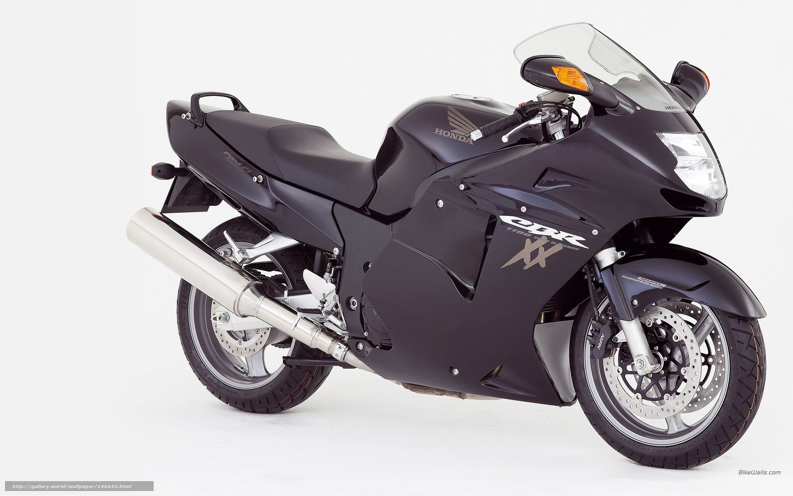 black honda cbr1100xx motorcycle