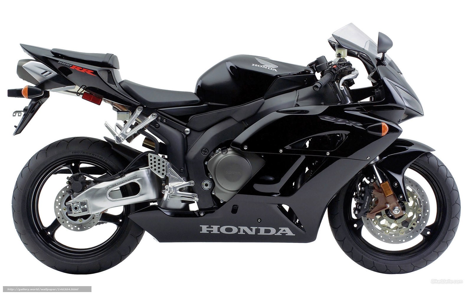 Black Honda CBR600RR motorcycle