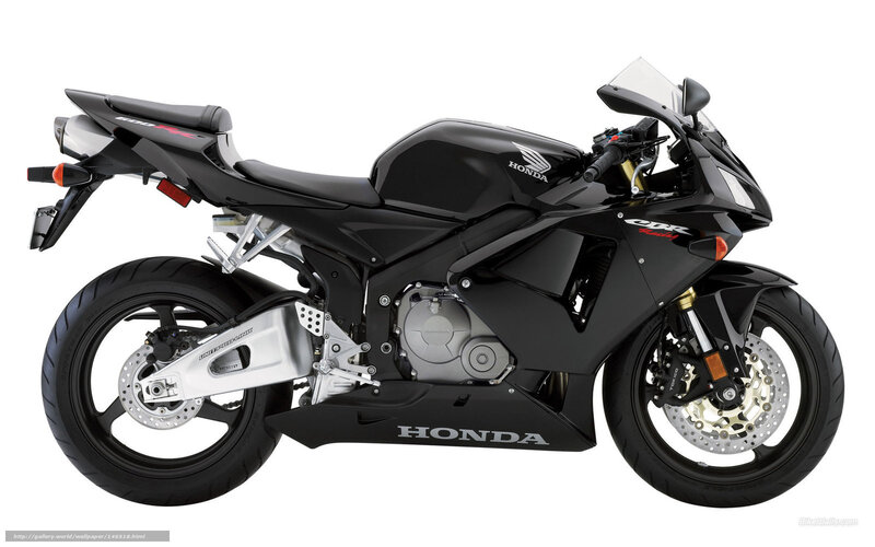 Black Honda CBR600RR Motorcycle — Neutral
