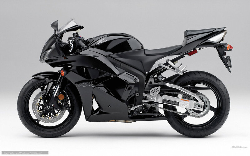 black honda cbr600rr motorcycle