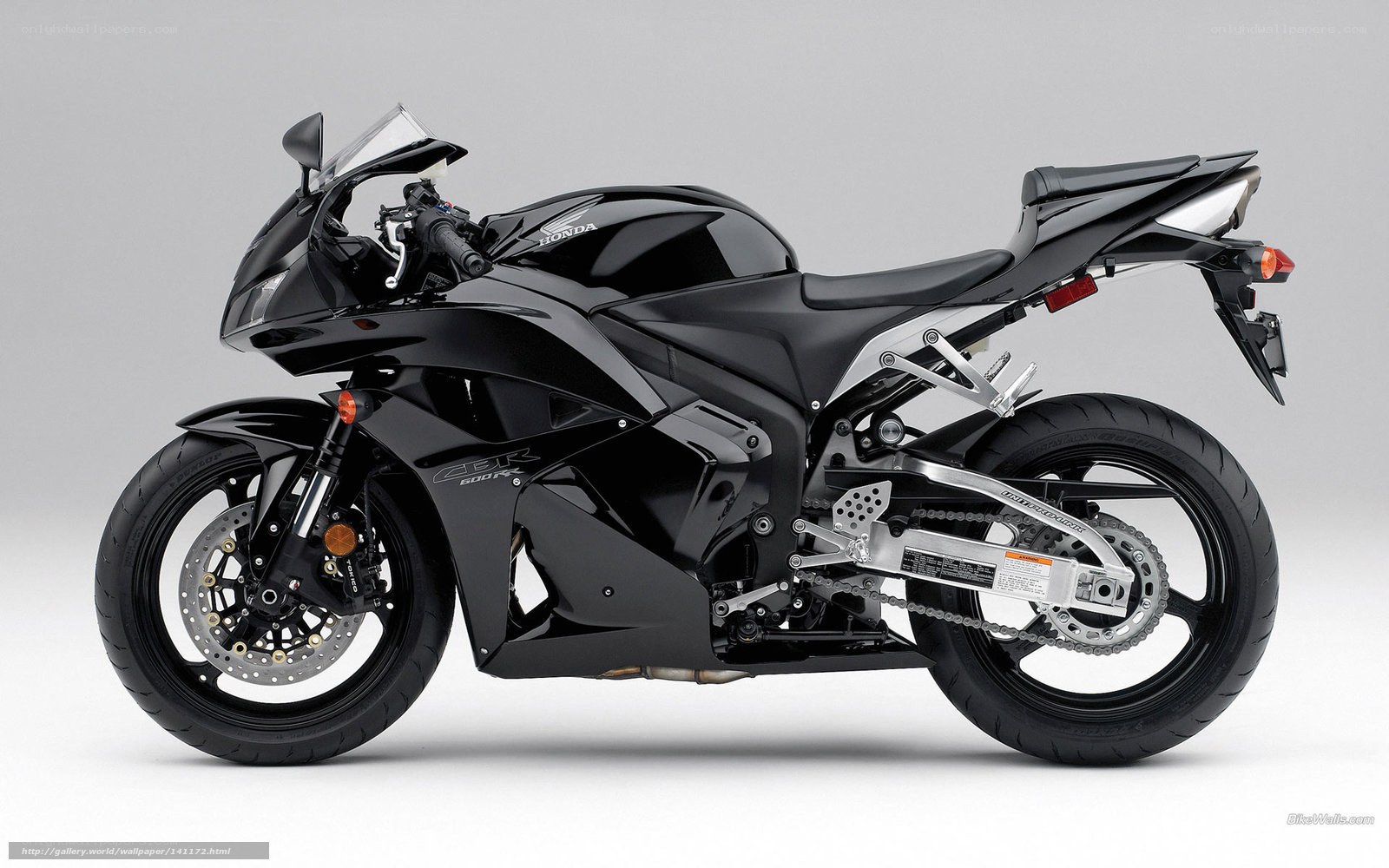 black honda cbr600rr motorcycle