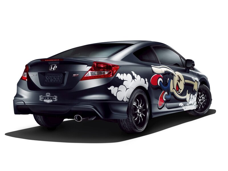 Black Honda Civic Coupe — Neutral