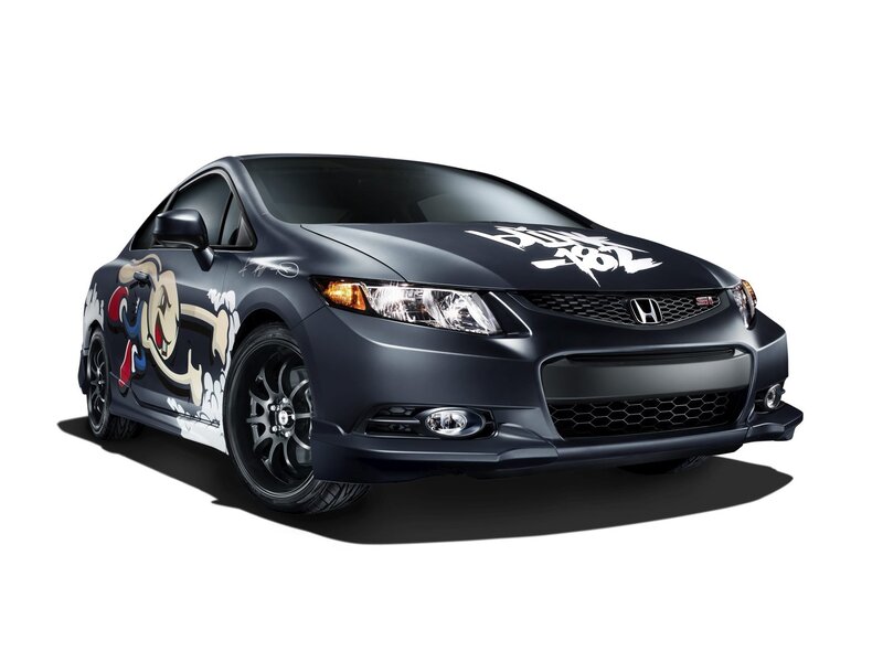 Black Honda Civic Si — Neutral