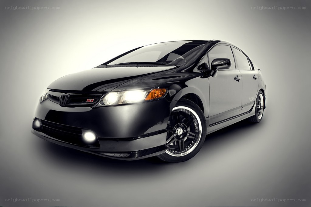black honda civic si
